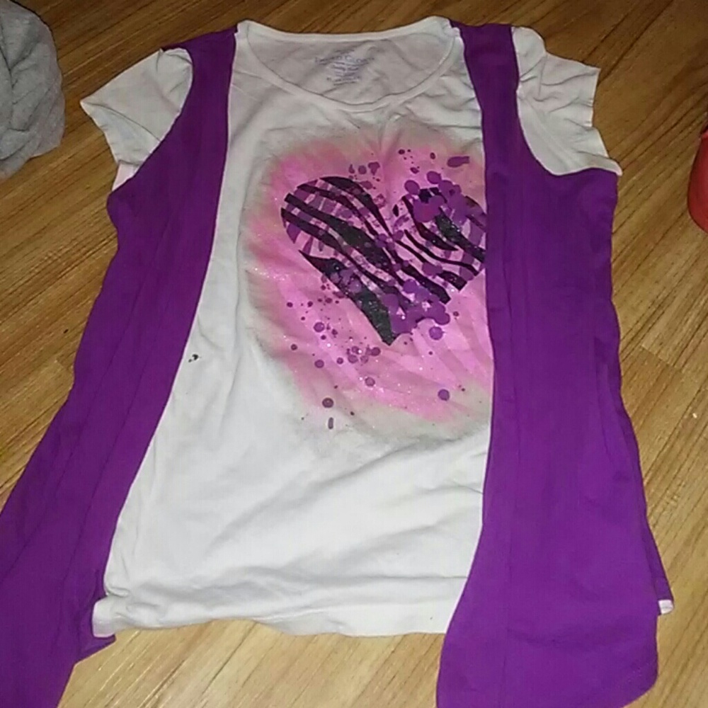 Shirt attached to a vest